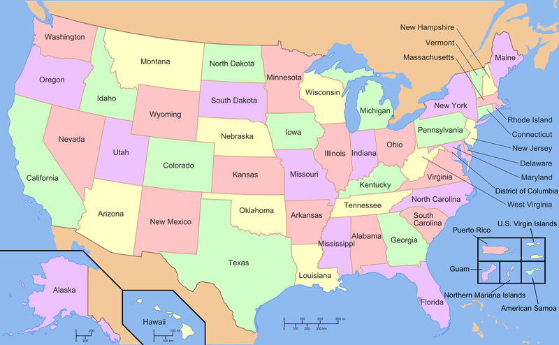 موقعیت جغرافیایی آمریکا