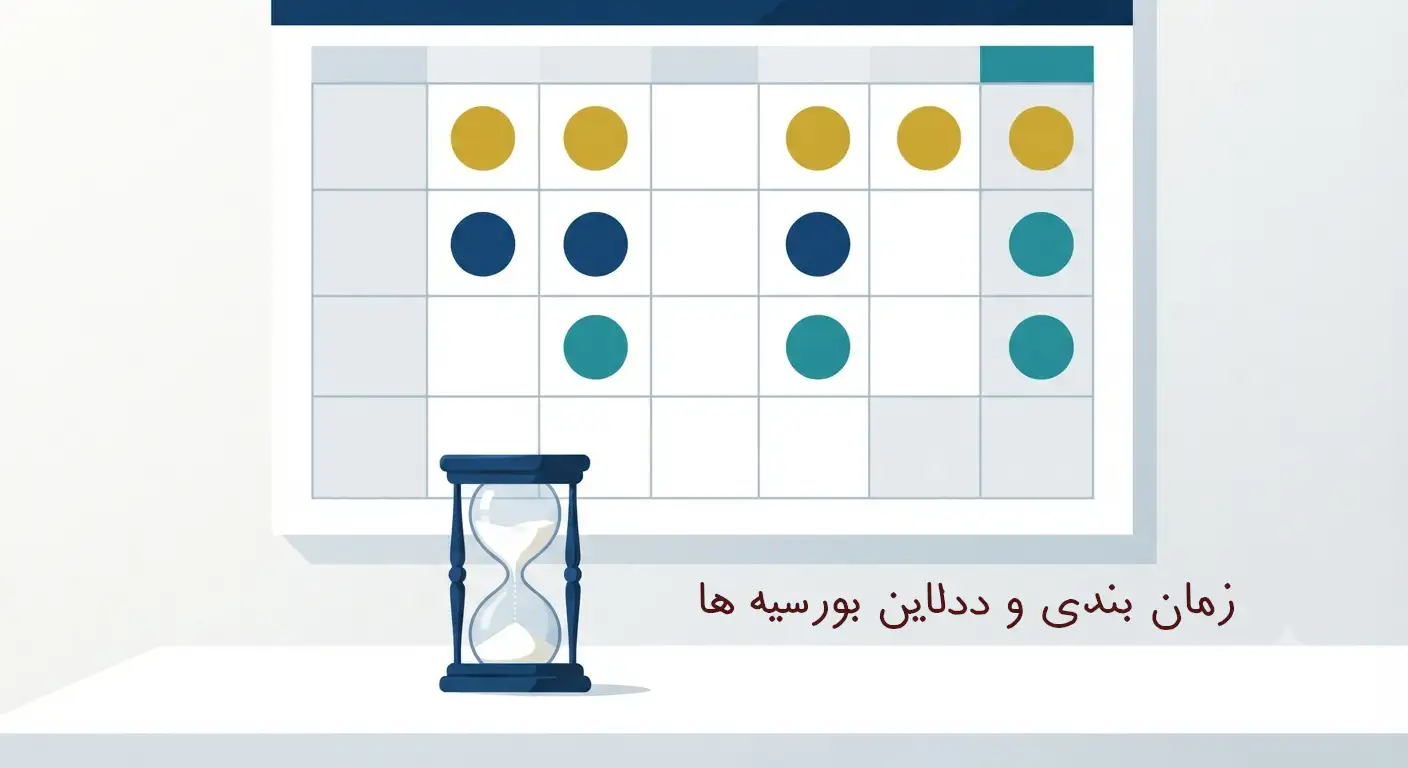 زمان بندی و ددلاین بورسیه ها